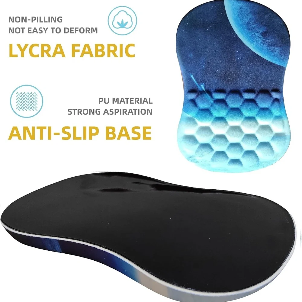 Ergonomic Massage Design Mouse pad for Pain reliefmouse Pads for Desk, Memory Fo